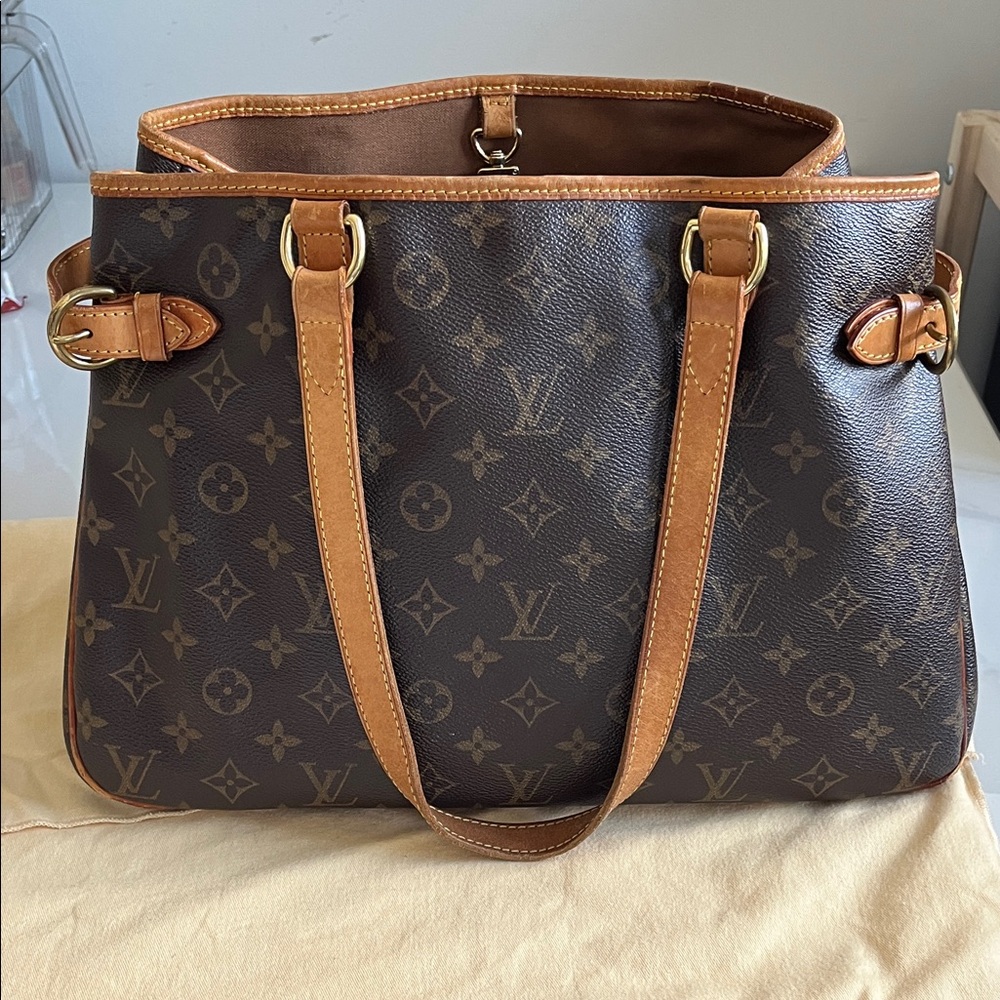 Louis Vuitton Dark Brown Monogram Tote